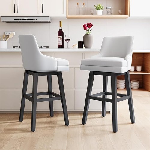 Swivel bar stools with - 26",