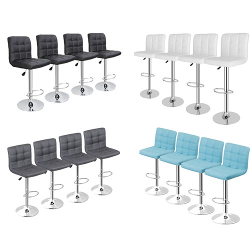 Bar stools set pu leather - stools,